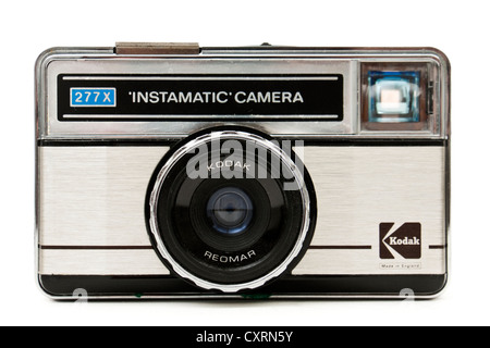 Fine anni settanta Kodak Instamatic 277X point-and-shoot fotocamera a pellicola. Foto Stock