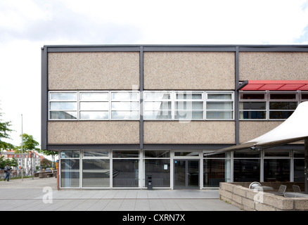 Università tecnica di Dresda, nuova mensa edificio, Mensa Bergstrasse, lo Student Club, Dresda, Sassonia, PublicGround Foto Stock