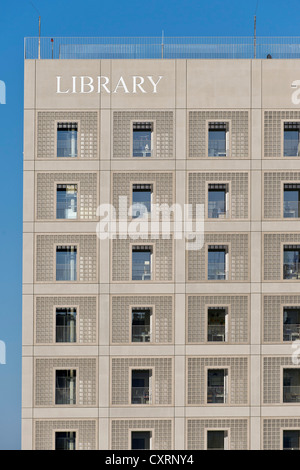 Nuova Biblioteca della città edificio in Mailaender Platz, progettato dall'architetto prof. Eun giovane Yi in Stuttgart 21 sito Foto Stock