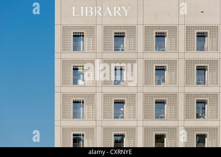 Nuova Biblioteca della città in Mailaender Platz, dall'architetto prof. Eun giovane Yi, sul Stuttgart 21 sito, Stoccarda Foto Stock