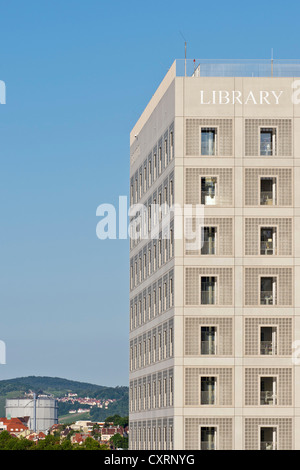 Nuova Biblioteca della città in Mailaender Platz, dall'architetto prof. Eun giovane Yi, sul Stuttgart 21 sito, Stoccarda Foto Stock