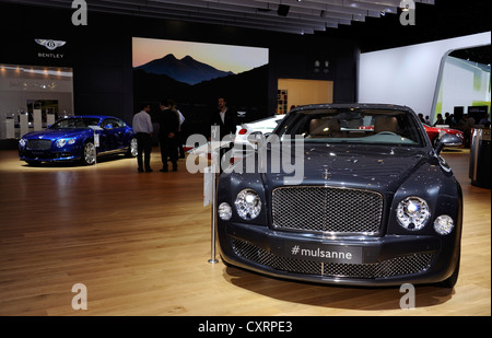 Bentley Mulsanne,Motor Show di Parigi,Francia Foto Stock