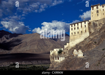 Monastery Spituk, Ladakh Himalaya indiano, Jammu e Kashmir indiano Settentrionale, India, Asia Foto Stock