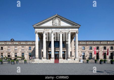 La nuova spa hotel, Casinò, Bowling Green, Wiesbaden, Hesse, PublicGround Foto Stock