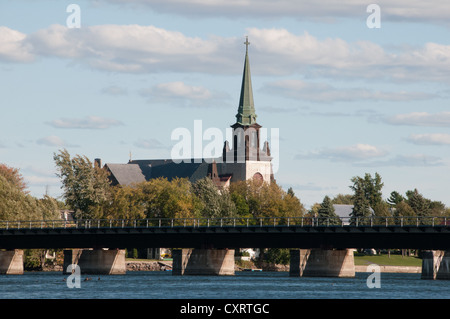 Chiesa di Saint Jean Sur Richelieu , Montéregie Québec Canada Foto Stock