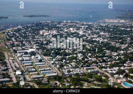 Vista aerea di Key West Florida Keys usa Foto Stock