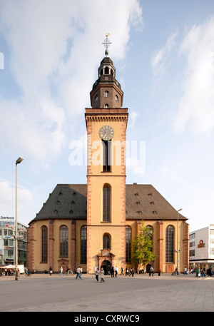 Chiesa luterana di Santa Caterina, Frankfurt am Main, Hesse, PublicGround Foto Stock