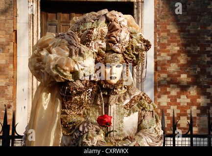 Chi indossa la maschera, il Carnevale di Venezia, Italia e Europa Foto Stock