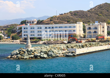 Kato Pyrgos marina, area di Paphos, Cipro Foto Stock