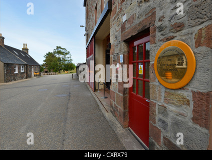 Glenmorangie Distillery a Tain, single malt whiskey, Ross-Shire, altipiani, Scotland, Regno Unito, Europa Foto Stock