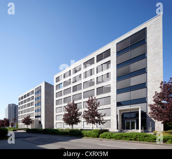 Ufficio Campus-Carré edificio, Buerostadt Niederrad business park, Frankfurt am Main, Hesse, Germania, Europa PublicGround Foto Stock
