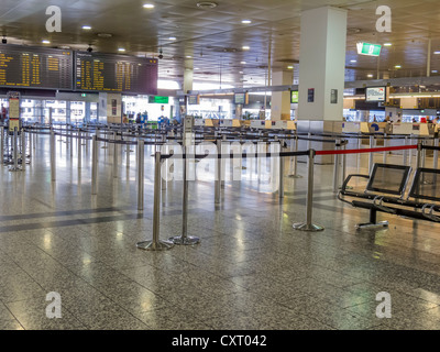 Terminale di vuoto a l'Aeroporto Tullamarine di Melbourne, Australia. Foto Stock