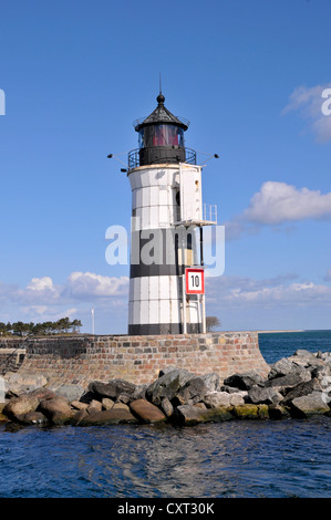 Faro, Schleimuende, Schlei estuario nel Mar Baltico, Schleswig-Holstein, Germania, Europa Foto Stock