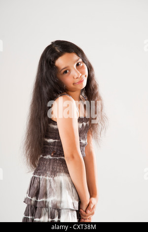 Cerca ragazza triste Foto Stock