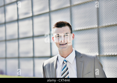 Giovane imprenditore, ritratto Foto Stock