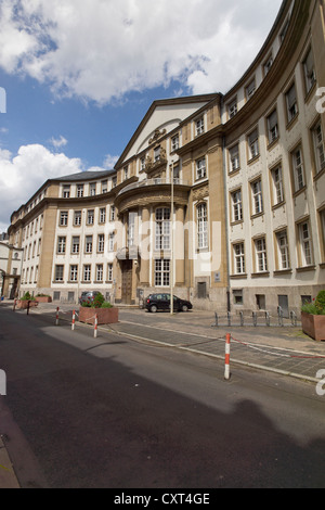 Le autorità giudiziarie a Francoforte, Corte locale e la District Court, Frankfurt am Main, Hesse, Germania, Europa PublicGround Foto Stock