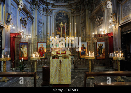 Santi Vincenzo e Anastasio, chiesa dei Santi Vincenzo e Anastasio, Roma, Italia, Europa Foto Stock