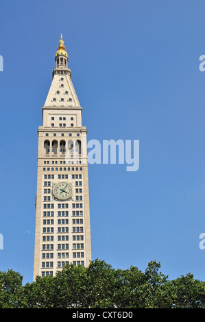 Torre di MetLife, Metropolitan Life Insurance Company Edificio, Manhattan, New York, New York, USA, America del Nord Foto Stock