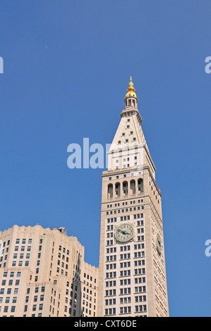 Torre di MetLife, Metropolitan Life Insurance Company Edificio, Manhattan, New York, New York, USA, America del Nord Foto Stock