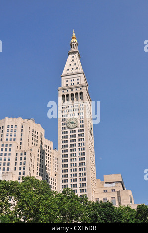 Torre di MetLife, Metropolitan Life Insurance Company Edificio, Manhattan, New York, New York, USA, America del Nord Foto Stock