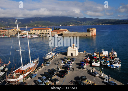 Porto, Portoferraio, Isola d'Elba, Toscana, Italia, Europa Foto Stock