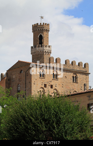 Palazzo dei Priori, Volterra, Toscana, Italia, Europa Foto Stock