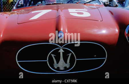 Una Maserati auto da corsa al Monterey Historic Car Gare Foto Stock