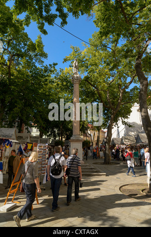 Mercato, piazza principale,Bratislava, Slovacchia, Europa Foto Stock