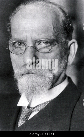 EDMUND Husserl (1859-1938) nato in Austria, matematico e filosofo Foto Stock