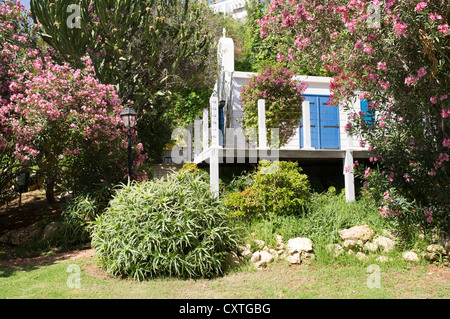 Dh AYIA NAPA CIPRO Grecian Sands Hotel private cipriote greca chiesa cappella in giardini Foto Stock