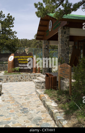 Dh TROODOS Cipro Cipro montagne Troodos visitor center ingresso Foto Stock