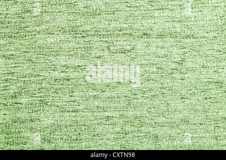 Texture cortina verde tessuto come una dettagliata immagine di sfondo Foto Stock