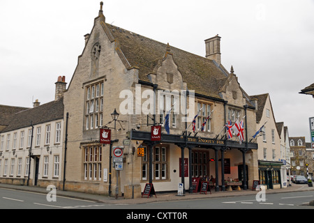 Il Snooty Fox hotel e public house a Tetbury, Gloucestershire, Regno Unito Foto Stock