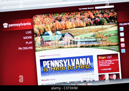 Dello stato della Pennsylvania sito del governo Foto Stock