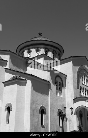 Il monastero di San Gerassimos, l'isola di Cefalonia, Grecia, Europa Foto Stock