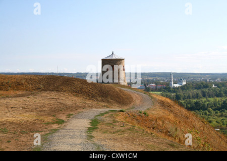 Antica fortezza (Devil's Town) vicino alla città di Elabuga, il Tatarstan, Russia Foto Stock