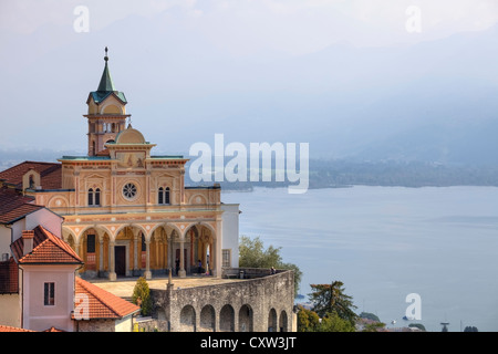 Santuario della Madonna del Sasso di Locarno, in Ticino, Svizzera Foto Stock