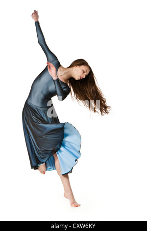 Ballerino di adolescenti in maniera lirico / danza contemporanea costume Foto Stock