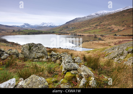 Llyn Membyr, Snowdonia National Park, North Wales, Regno Unito Foto Stock