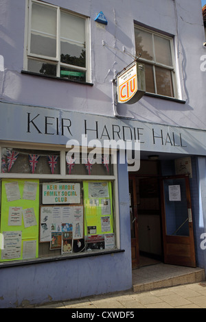 Kier Hardie Hall, lavorando uomini Club Hall, Norwich City Centre Centre, Norwich, Norfolk, Regno Unito Foto Stock