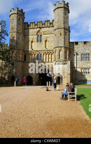 Abbazia di Battle Gatehouse, East Sussex, Regno Unito, GB Foto Stock