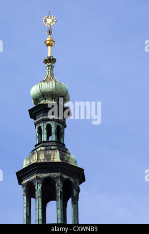 La Chiesa di San Nicola Piazza della Città Vecchia Città Vecchia Praga 1 Repubblica Ceca Kostel svatého Mikuláše Foto Stock