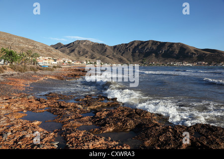 Spiaggia di La Azohia, Costa Calida. Regione Murcia, Spagna Foto Stock