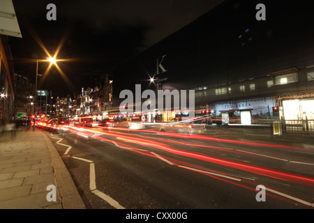 Londra di notte (una bella immagine di), Londra, città, in Europa, streetview Foto Stock