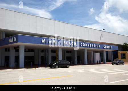 Miami Beach Convention Center South Beach di Miami Florida usa Foto Stock