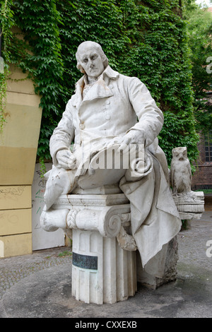 Statua di Heinrich Friedrich Karl vom und zum Stein, 1757 - 1831, un statista prussiano, Spandau, Berlino Foto Stock