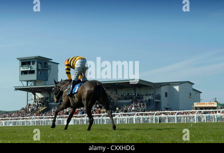 Ffos Las Race Course vicino Kidwelly, Carmarthenshire. Foto Stock