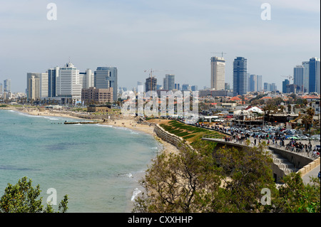 Clore beach, Jaffa, Tel Aviv, Israele, Medio Oriente Foto Stock