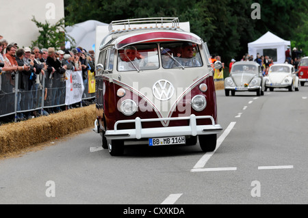 Volkswagen Samba bus, costruita nel 1966, la solitudine Revival 2011, Stoccarda, Baden-Wuerttemberg Foto Stock