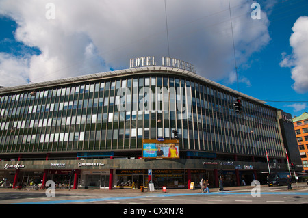 Hotel Imperial a angolo di Vester Farimagsgade e Ved Vesterport street central Copenhagen DANIMARCA Europa Foto Stock